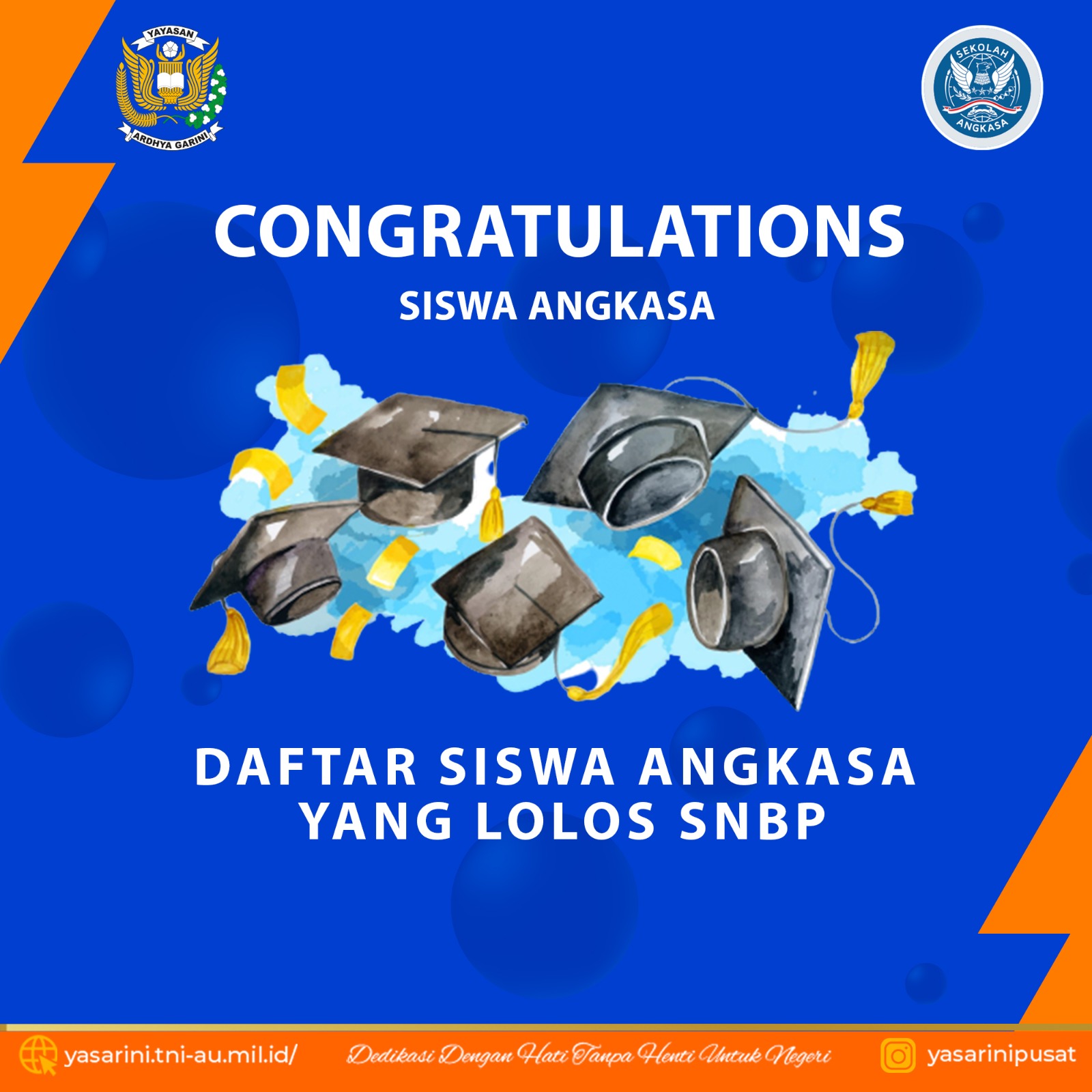 Data Siswa SMA Sekolah Angkasa Lulus SNBP 2026